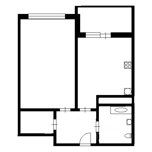 1-к кв. Санкт-Петербург Варшавская ул., 6к2 (45.0 м) - Фото 2