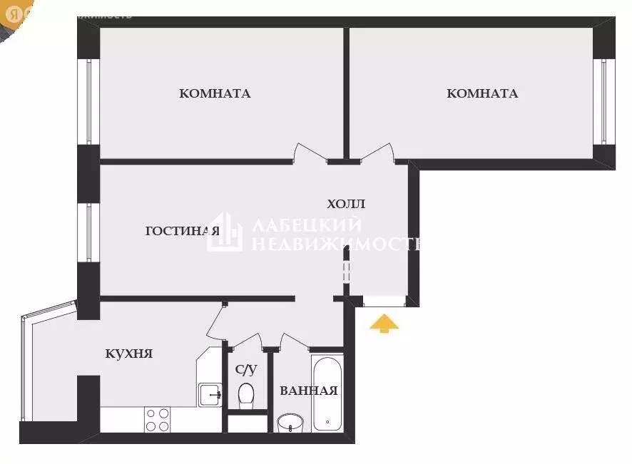 3-комнатная квартира: Санкт-Петербург, улица Маршала Захарова, 62к1 ... - Фото 2
