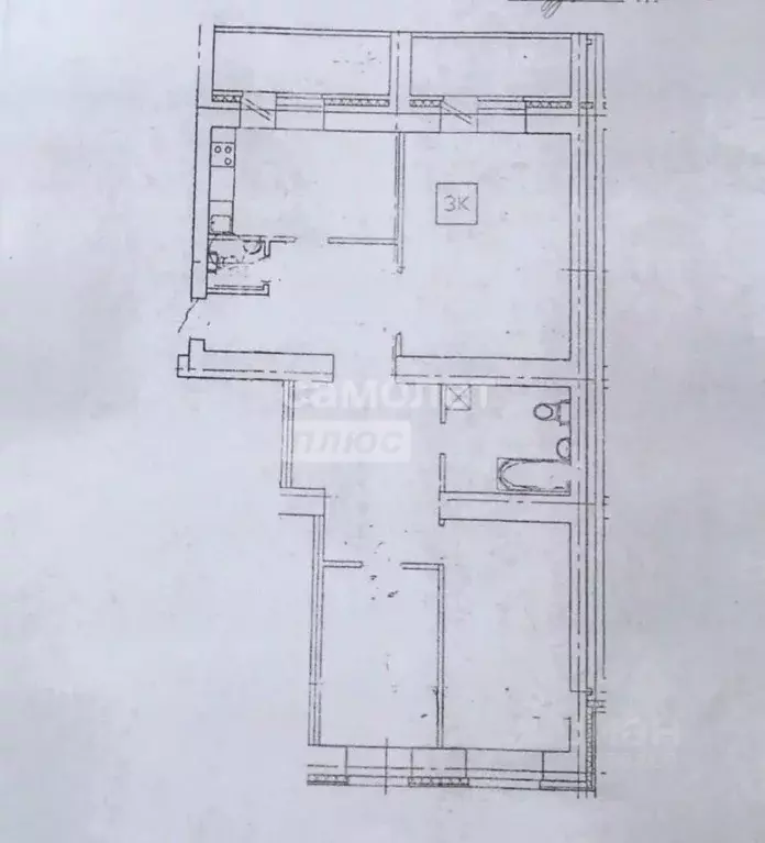 3-к кв. Новосибирская область, Новосибирск Горский мкр, 1 (110.0 м) - Фото 1