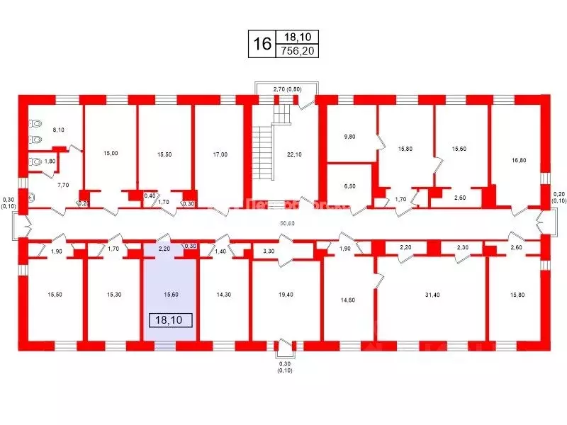Офис в Санкт-Петербург Андреевская ул., 11 (18 м) - Фото 2