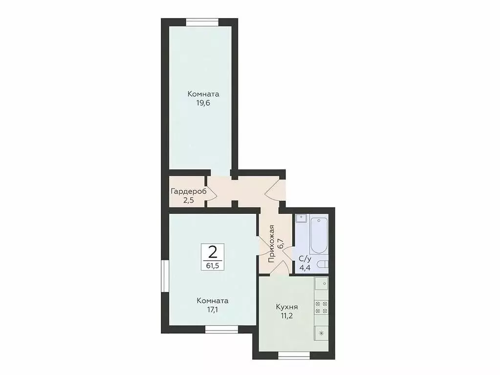 2-комнатная квартира: Самара, улица Победы, 14А (61.5 м) - Фото 0