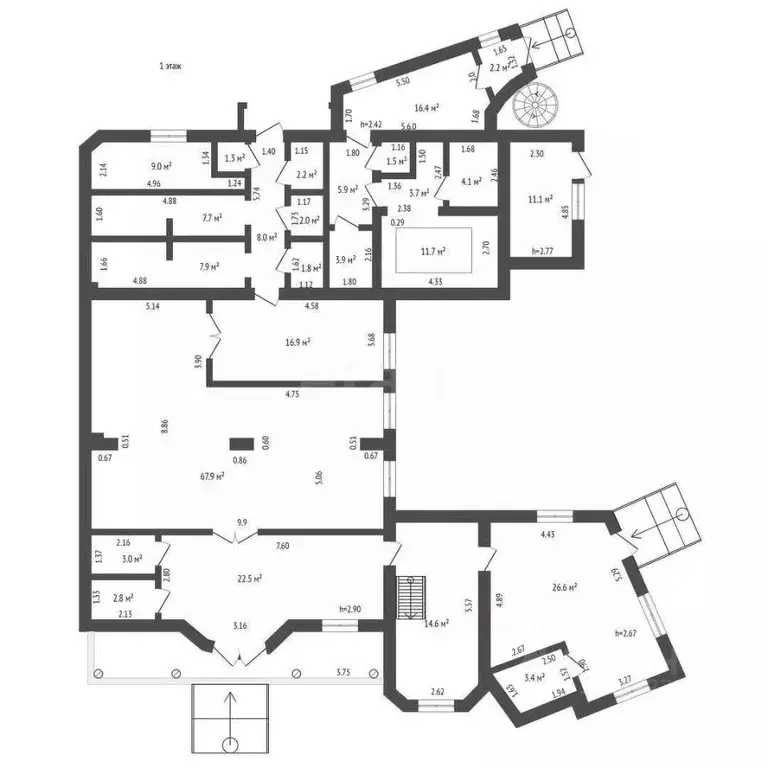 Помещение свободного назначения в Башкортостан, Стерлитамак Овражный ... - Фото 2