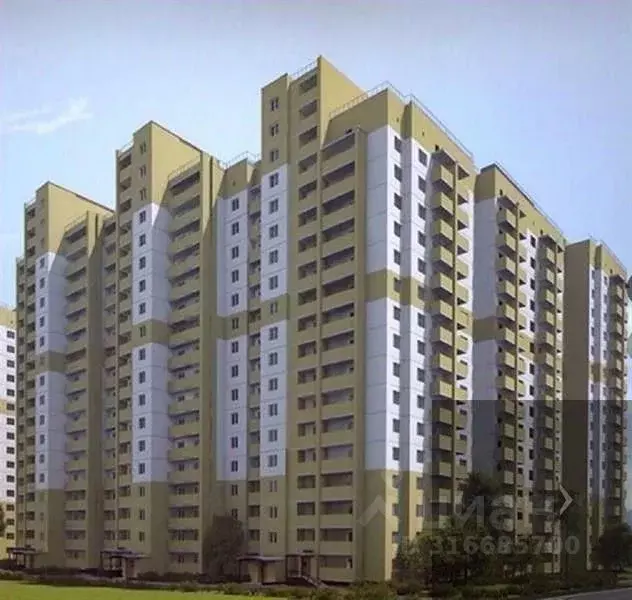 1-к кв. Воронежская область, Воронеж пер. Здоровья, 90Г/1к2 (49.89 м) - Фото 1