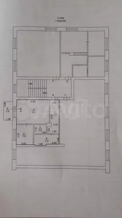 1-к. квартира, 40,7 м, 2/3 эт. - Фото 0