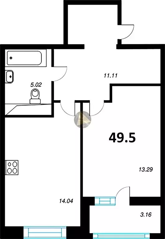 1-комнатная квартира: Санкт-Петербург, Среднерогатская улица, 13к1 ... - Фото 1