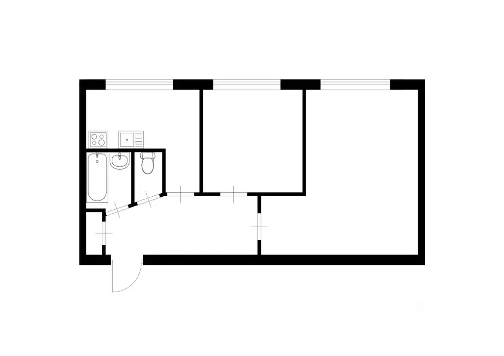 2-к кв. Санкт-Петербург, Санкт-Петербург, Колпино бул. Трудящихся, 2 ... - Фото 2
