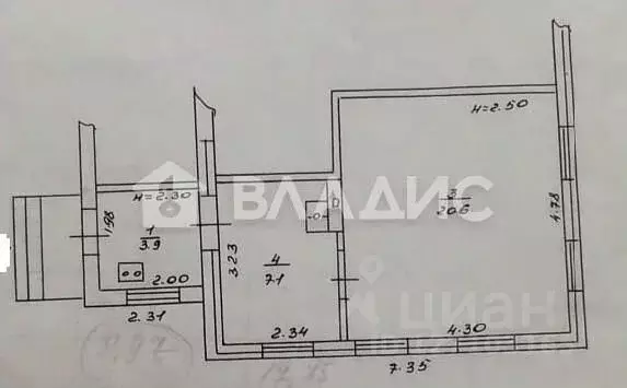 1-к кв. Краснодарский край, Ейск ул. Янышева, 49 (31.6 м) - Фото 1