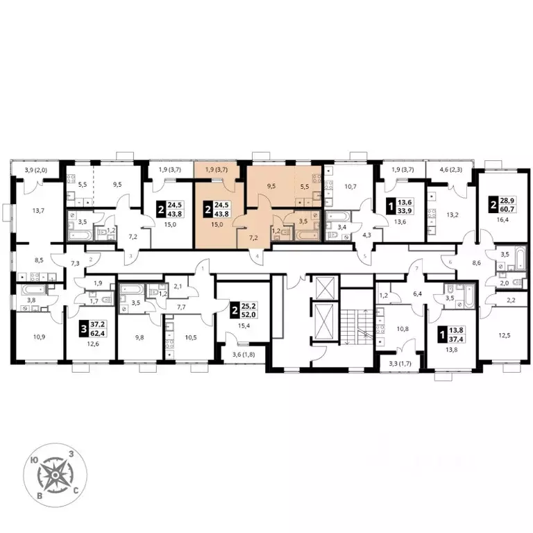 2-к кв. Московская область, Ленинский городской округ, пос. Битца ... - Фото 1