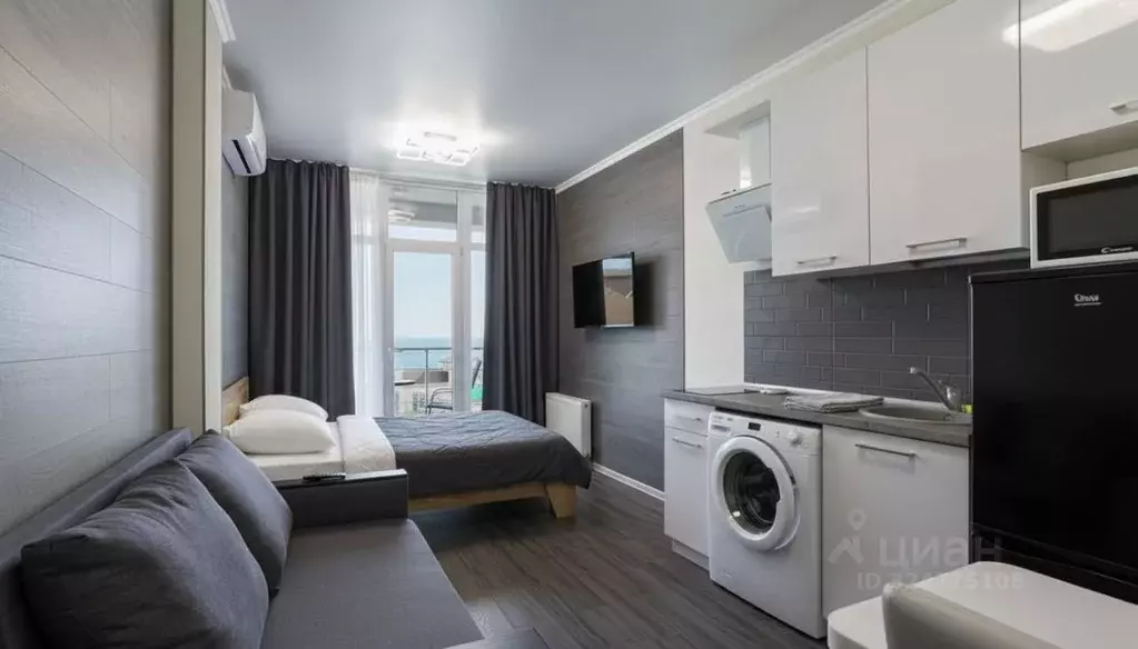 Студия Крым, Ялта муниципальный округ, Отрадное пгт спуск Морской, 3 ... - Фото 2