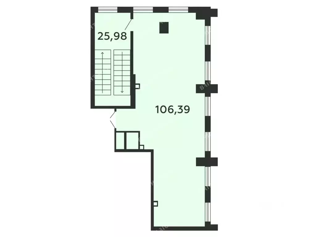 Офис в Санкт-Петербург Коломяжский просп., 19 (132 м) - Фото 2