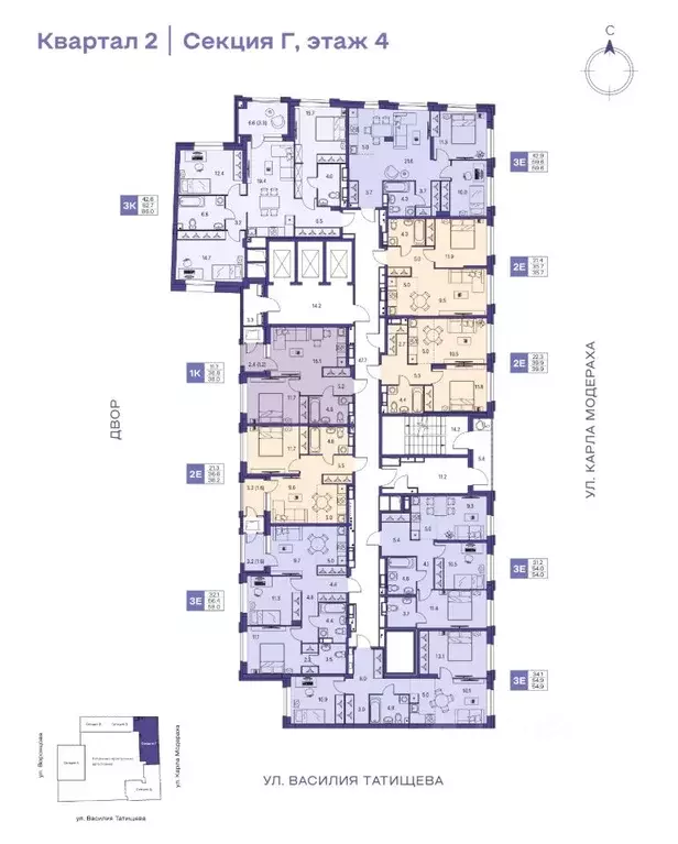 1-к кв. Пермский край, Пермь ул. Карла Модераха, 7 (38.0 м) - Фото 2