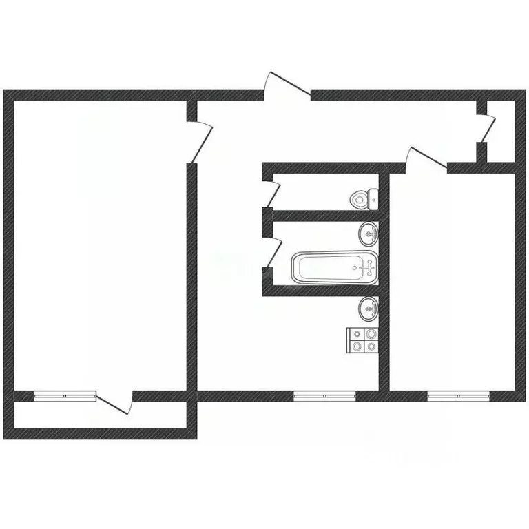 2-к кв. Алтайский край, Бийск пер. Николая Липового, 78/1 (44.2 м) - Фото 2