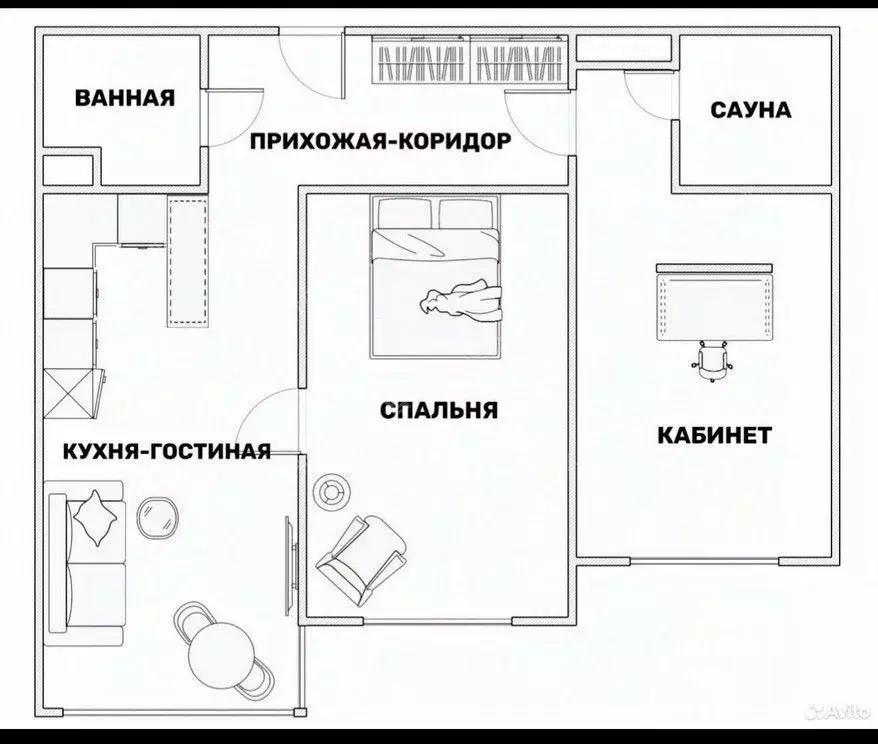 2-к кв. Санкт-Петербург Киевская ул., 6к2 (61.5 м) - Фото 1