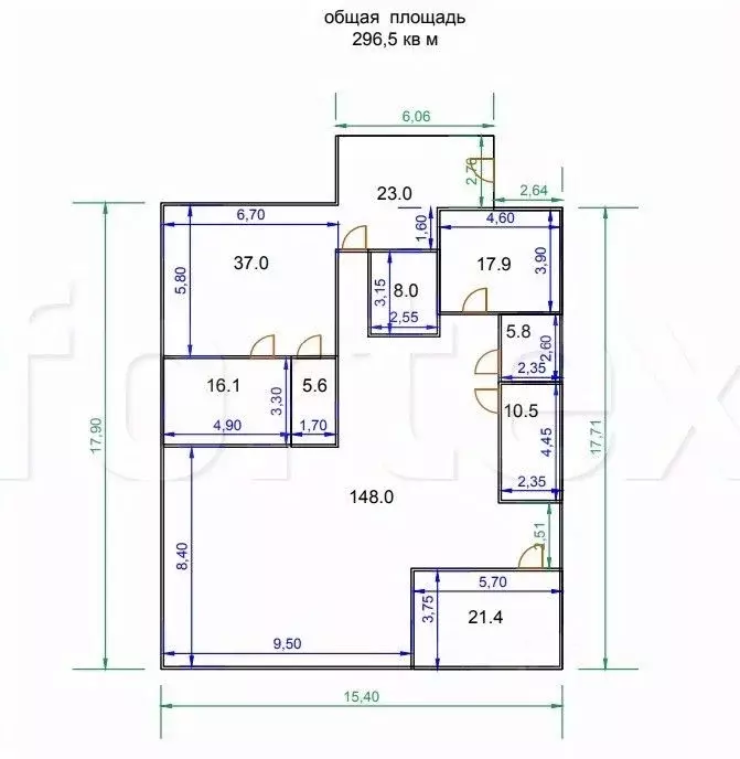 Офис в Москва Бауманская ул., 6С2 (297 м) - Фото 1