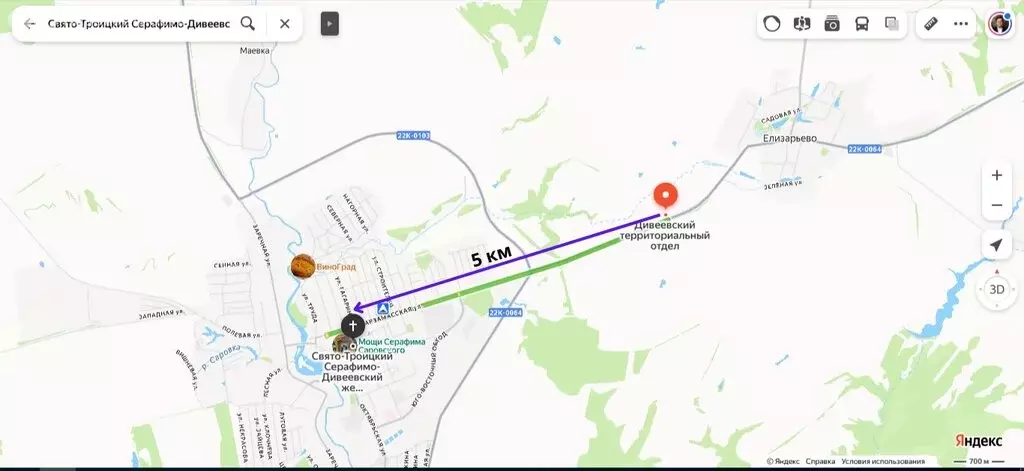 Участок в Нижегородская область, Дивеевский муниципальный округ, ... - Фото 2
