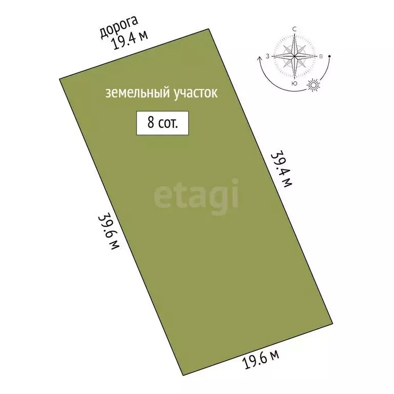 Участок в село Таврово, Суздальская улица (8 м) - Фото 1