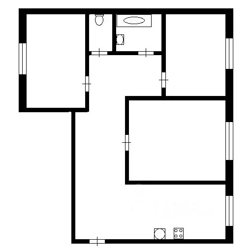 3-к кв. Новосибирская область, Новосибирск ул. Доватора, 33/2 (56.8 м) - Фото 1