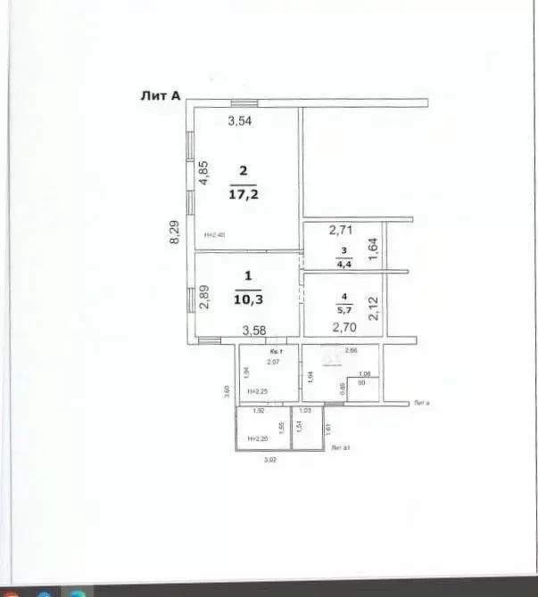 2-к кв. Белгородская область, Новый Оскол Кооперативная ул., 34 (37.6 ... - Фото 2