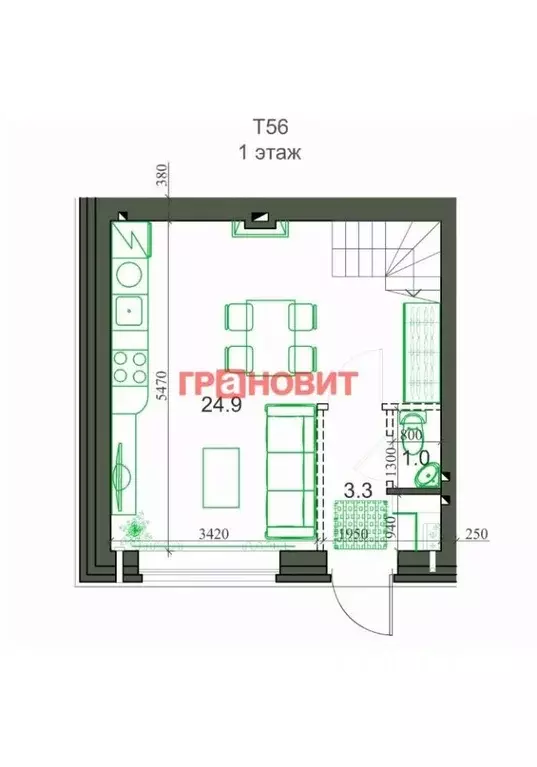 Таунхаус в Новосибирская область, с. Новолуговое, Березки-2 мкр, 5-й ... - Фото 1