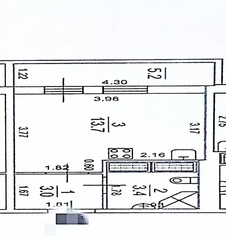 Квартира-студия: Санкт-Петербург, улица Крыленко, 2 (20.1 м) - Фото 1