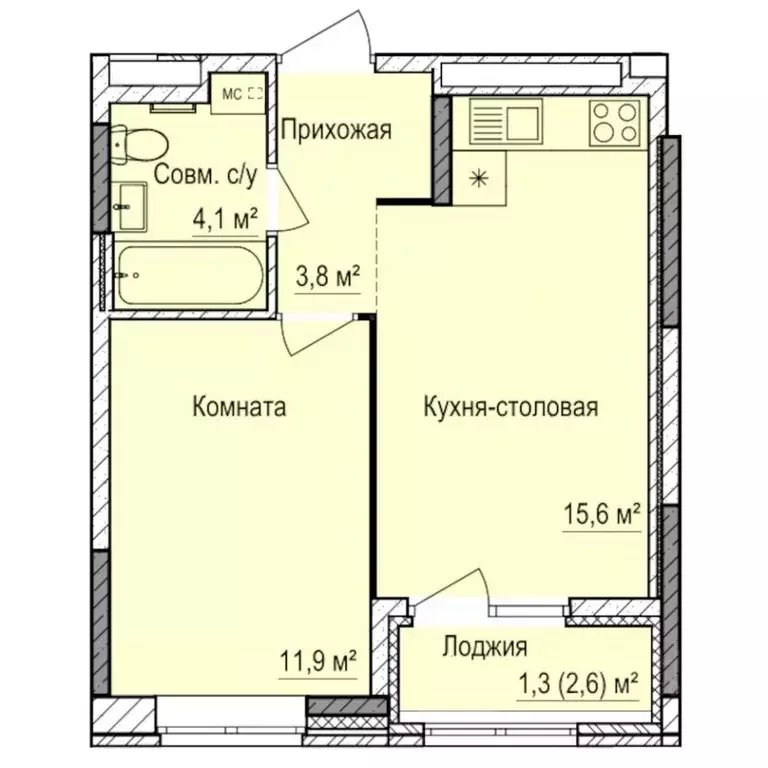 1-к кв. Удмуртия, Ижевск Буммаш жилрайон, Покровский жилой комплекс ... - Фото 1