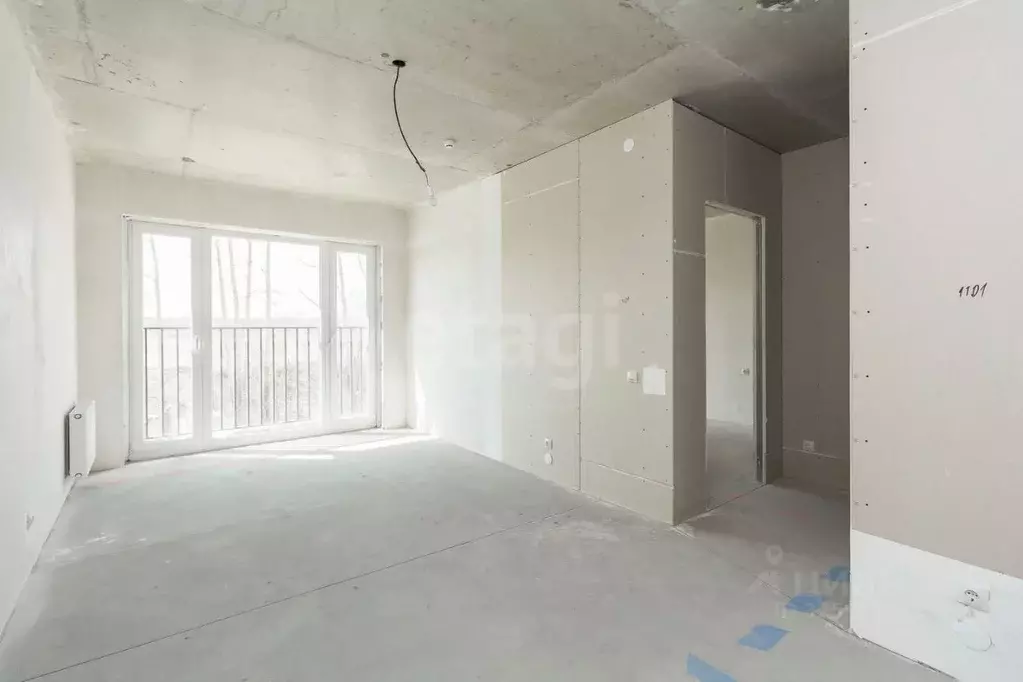 1-к кв. Тюменская область, Тюмень ДОК мкр, ул. Воронинская, 47 (41.3 ... - Фото 0