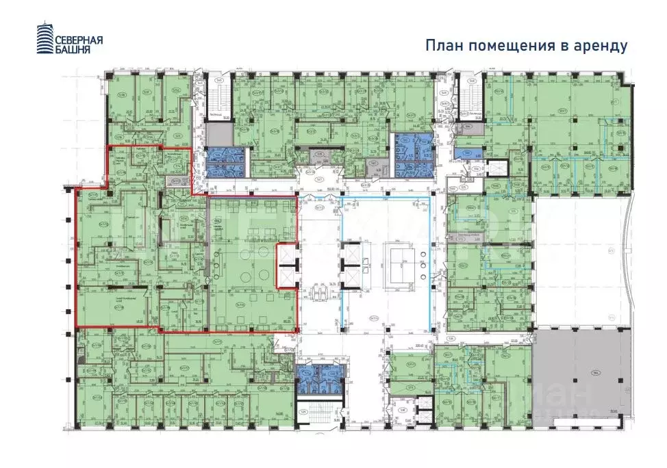 Офис в Москва Тестовская ул., 10 (1775 м) - Фото 1