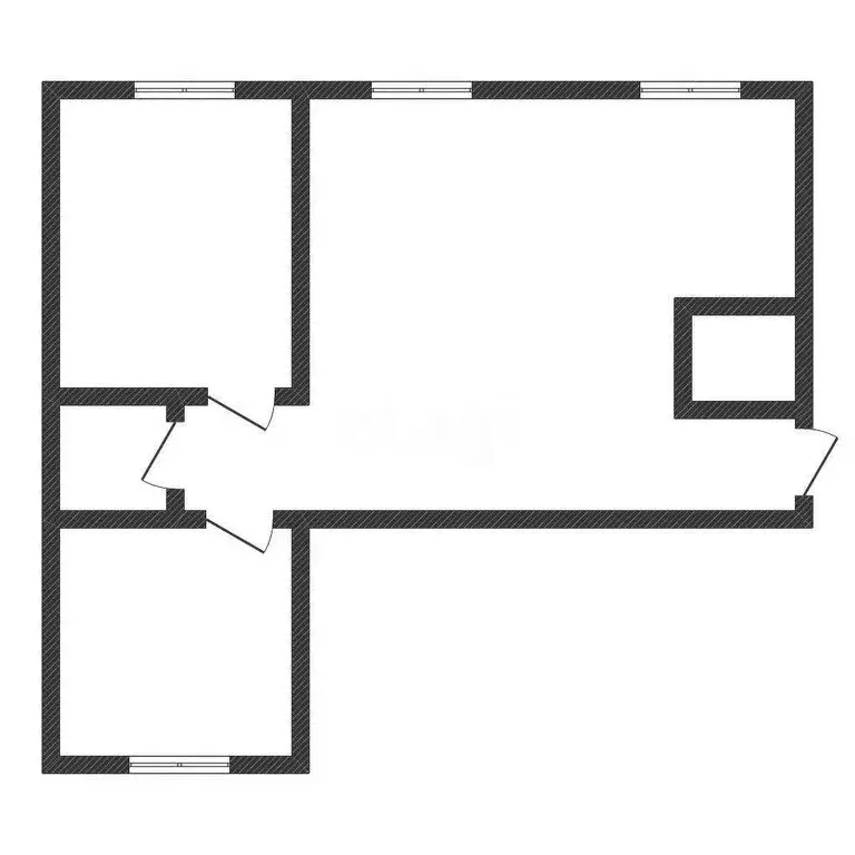 2-комнатная квартира: Курган, Пролетарская улица, 82 (57 м) - Фото 1
