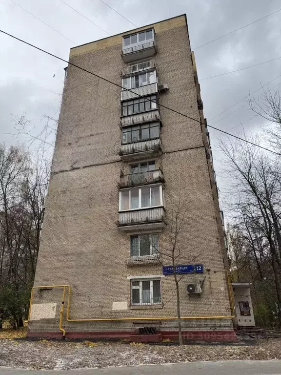 2-к кв. Москва ул. Гарибальди, 12 (39.3 м) - Фото 0