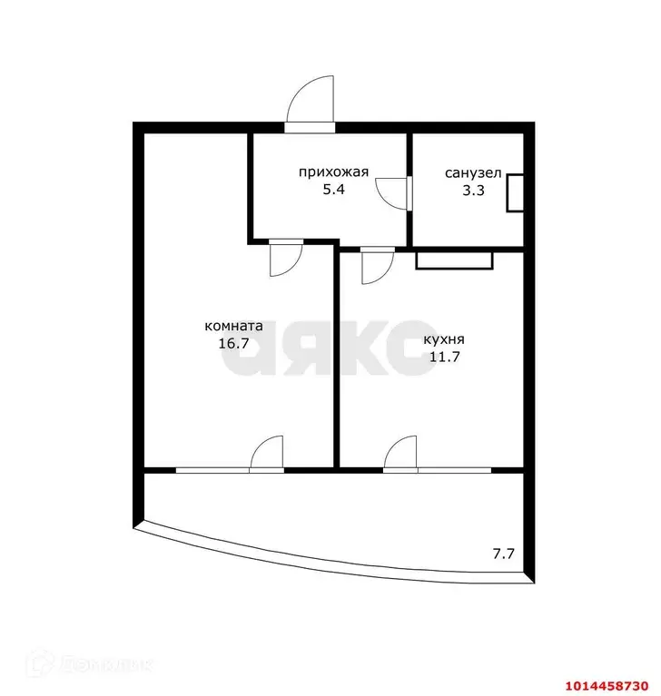 Продаётся 1-к квартира, 40 м - Фото 1