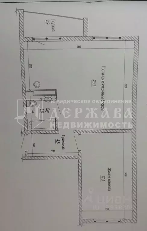 1-к кв. Кемеровская область, Кемерово просп. Химиков, 34к1 (54.3 м) - Фото 2