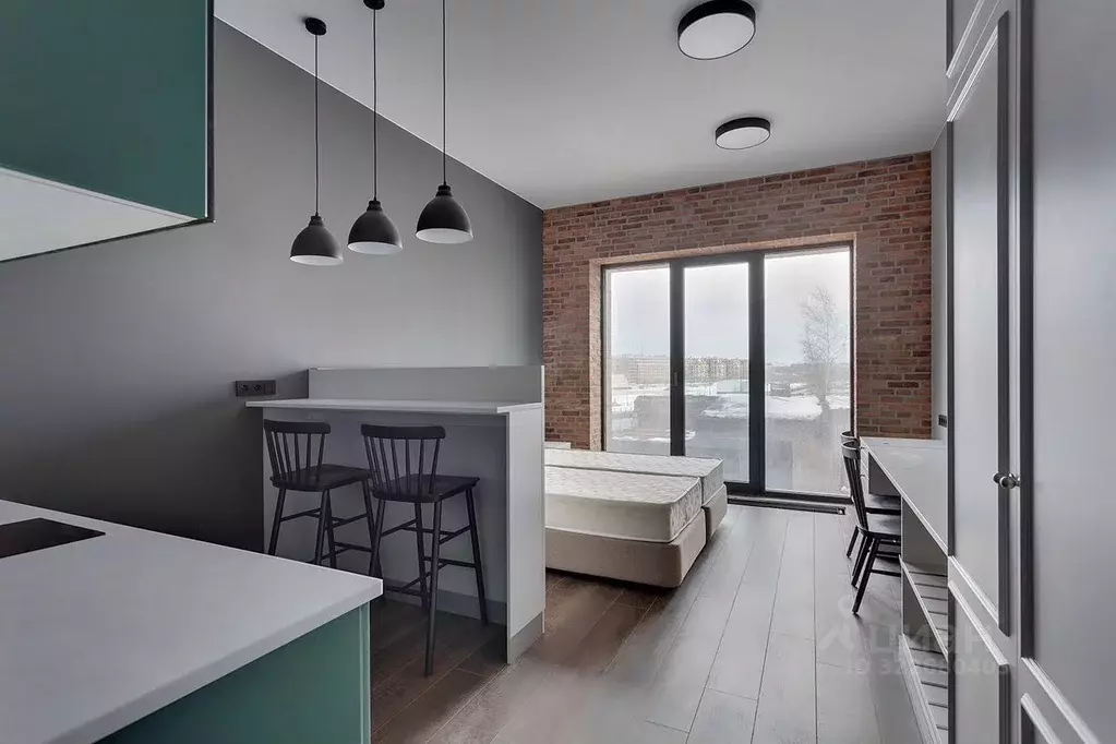 Студия Санкт-Петербург наб. Макарова, 58 (30.0 м) - Фото 0