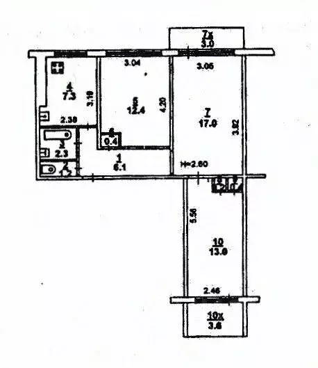 3-к кв. Ростовская область, Ростов-на-Дону ул. Содружества, 39/1 (60.3 ... - Фото 1