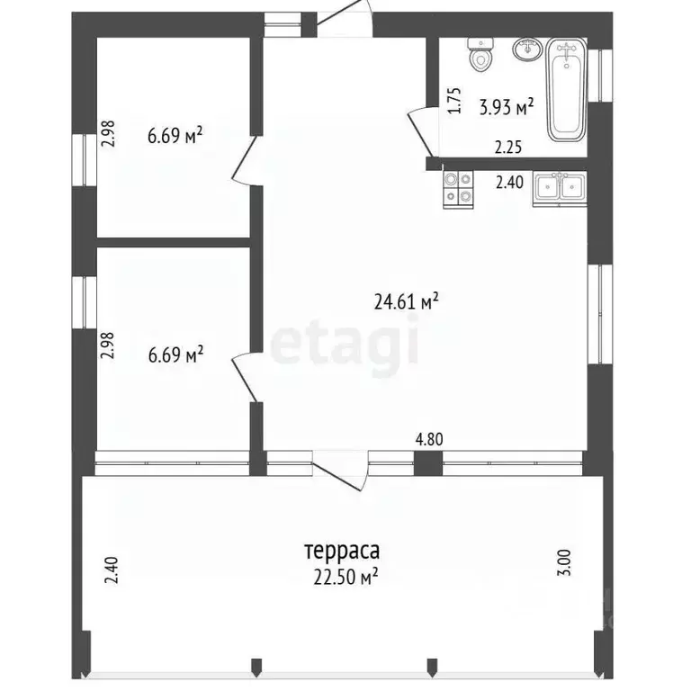 Дом в Тюменская область, Нижнетавдинский муниципальный округ, с. ... - Фото 2