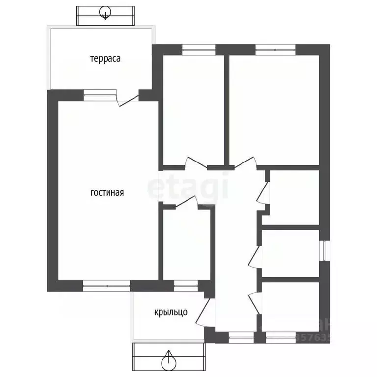 Дом в Краснодарский край, Анапа муниципальный округ, с. Гай-Кодзор ул. ... - Фото 2