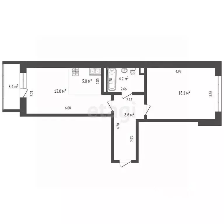 Студия Удмуртия, Ижевск Планерная ул., 1 (27.0 м) - Фото 1