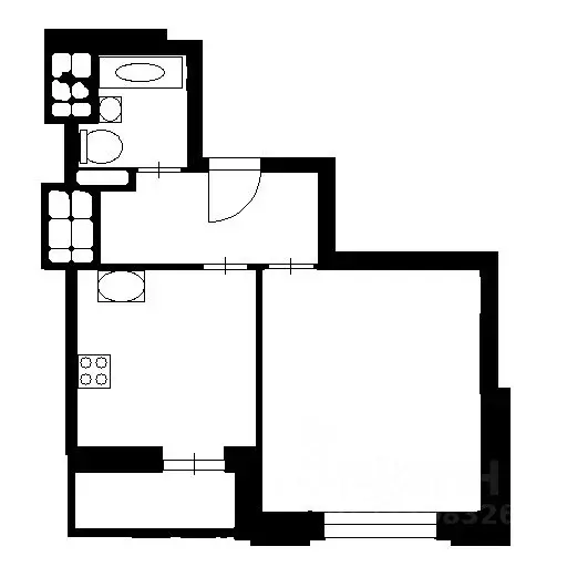 1-к кв. Новосибирская область, Новосибирск ул. Семьи Шамшиных, 89 ... - Фото 2