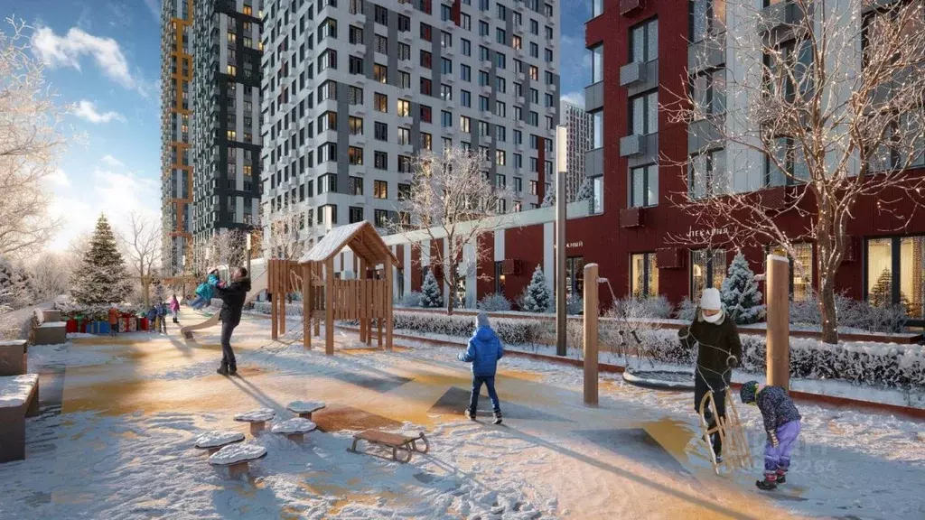 Студия Московская область, Красногорск Павшино мкр, Тетрис жилой . - Фото 1