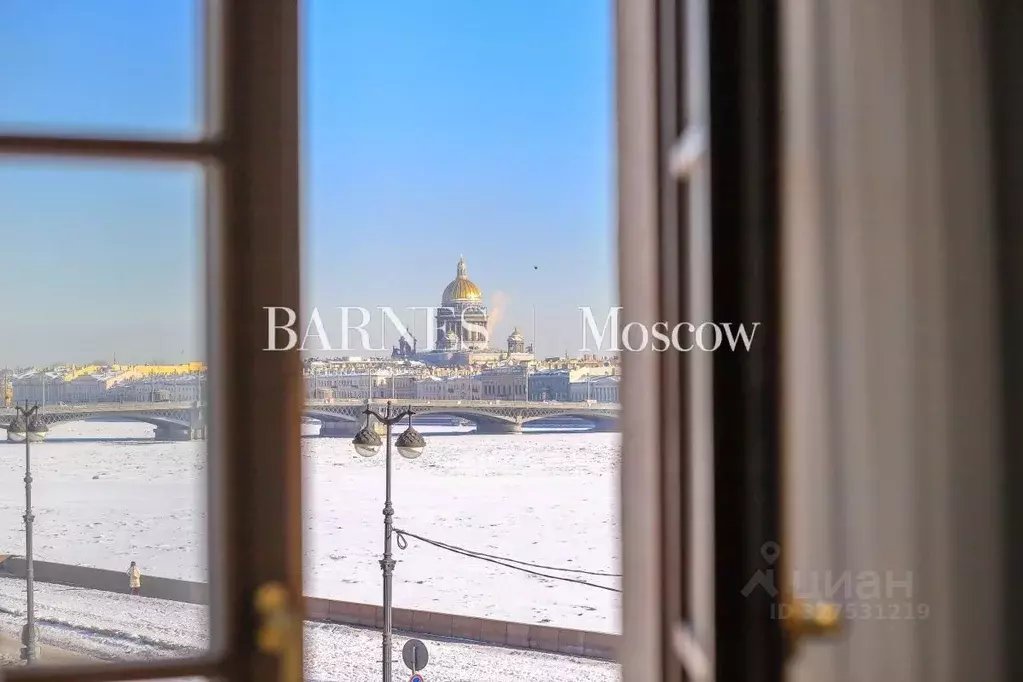 3-к кв. Санкт-Петербург наб. Лейтенанта Шмидта, 21 (135.0 м) - Фото 1