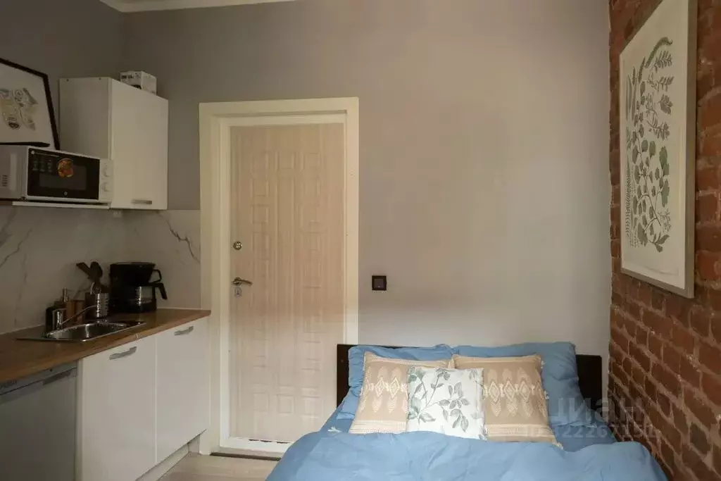 Студия Санкт-Петербург ул. Константина Заслонова, 9/4Б (10.0 м) - Фото 2