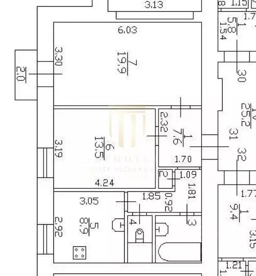 2-к кв. Санкт-Петербург Наличная ул., 11 (54.7 м) - Фото 2