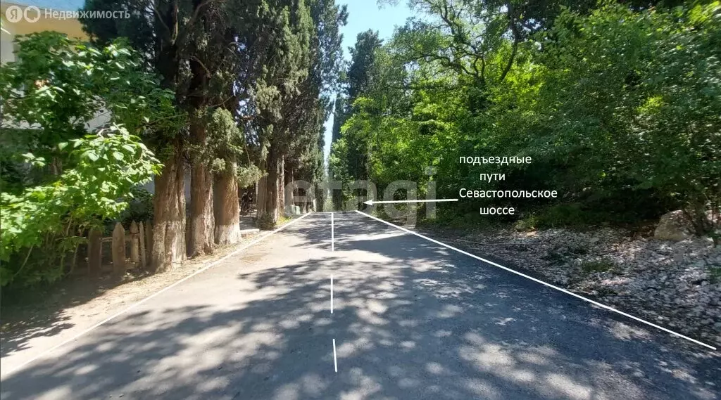 Участок в посёлок городского типа Кореиз, Севастопольское шоссе (21.2 ... - Фото 0