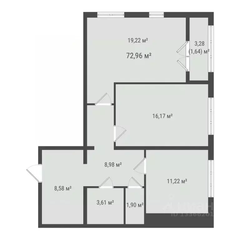 2-к кв. Сахалинская область, Южно-Сахалинск ул. Ленина (71.32 м) - Фото 1