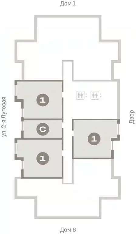 1-к кв. Тюменская область, Тюмень Мысовская ул., 26к2 (47.44 м) - Фото 2