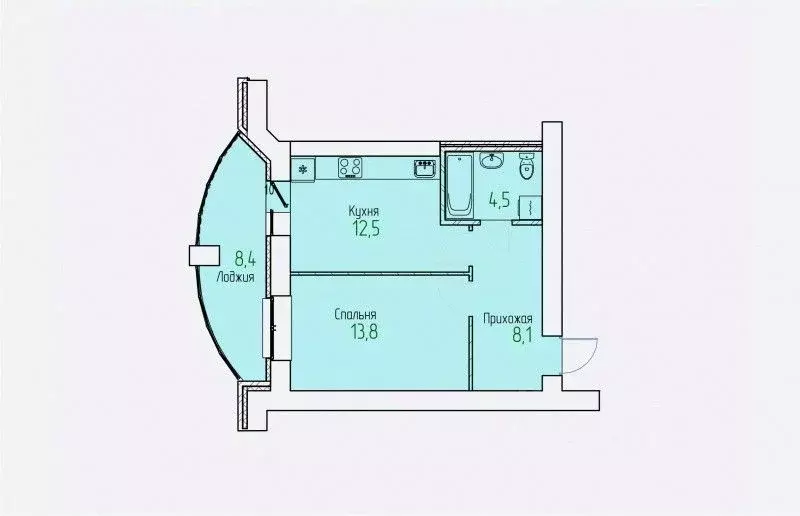 1-к кв. Кировская область, Киров Завода ОЦМ мкр,  (43.1 м) - Фото 0