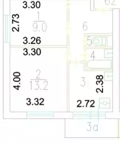 Комната Москва ул. Константина Федина, 1К2 (13.2 м) - Фото 1