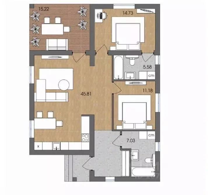 Коттедж в Калининградская область, Гурьевский муниципальный округ, ... - Фото 2