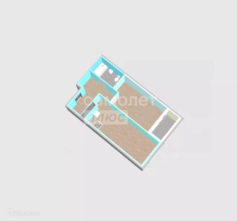 Продаётся 2-к квартира, 43 м - Фото 1