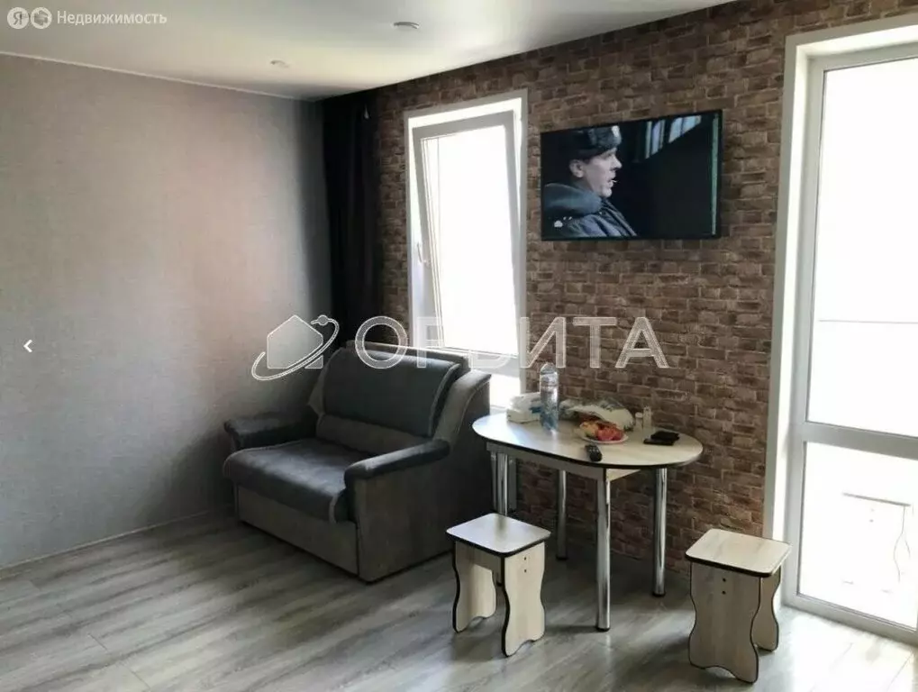 Квартира-студия: Тюмень, Обдорская улица, 1 (30.1 м) - Фото 2