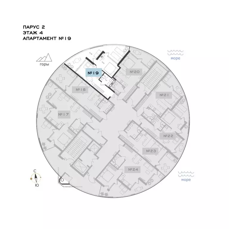1-комнатная квартира: Республика Крым, муниципальный округ Алушта, ... - Фото 2
